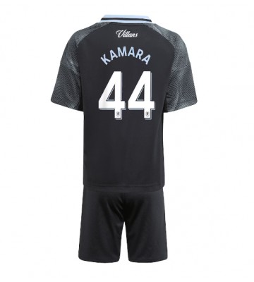 Aston Villa Boubacar Kamara #44 Replika Babytøj Udebanesæt Børn 2025-26 Kortærmet (+ Korte bukser)